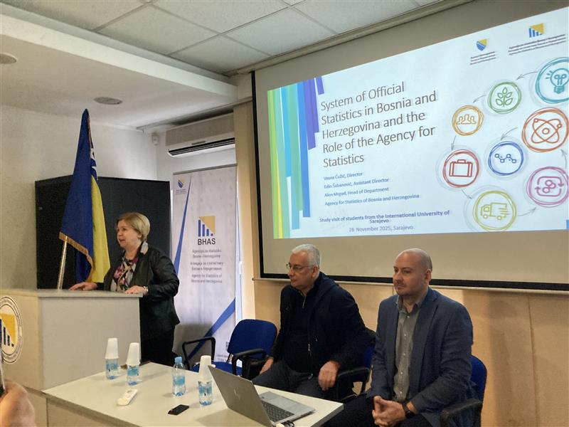 FBA Students Visit the Agency for Statistics of Bosnia and Herzegovina FBA Students Visit the Agency for Statistics of Bosnia and Herzegovina