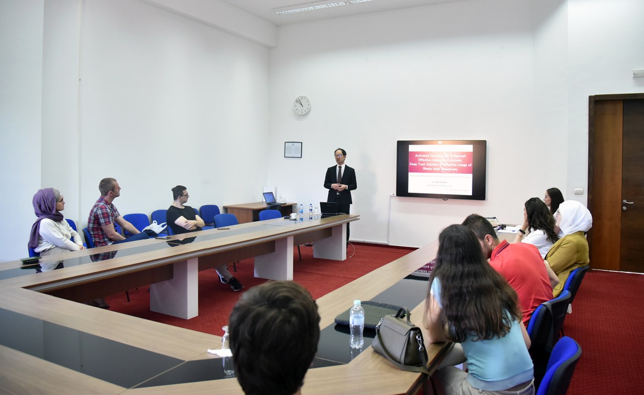 Prof. dr. Jin Miyawaki sa Univerziteta Kyushu održao predavanje o primjeni dubokih tehnologija Prof. dr. Jin Miyawaki sa Univerziteta Kyushu održao predavanje o primjeni dubokih tehnologija