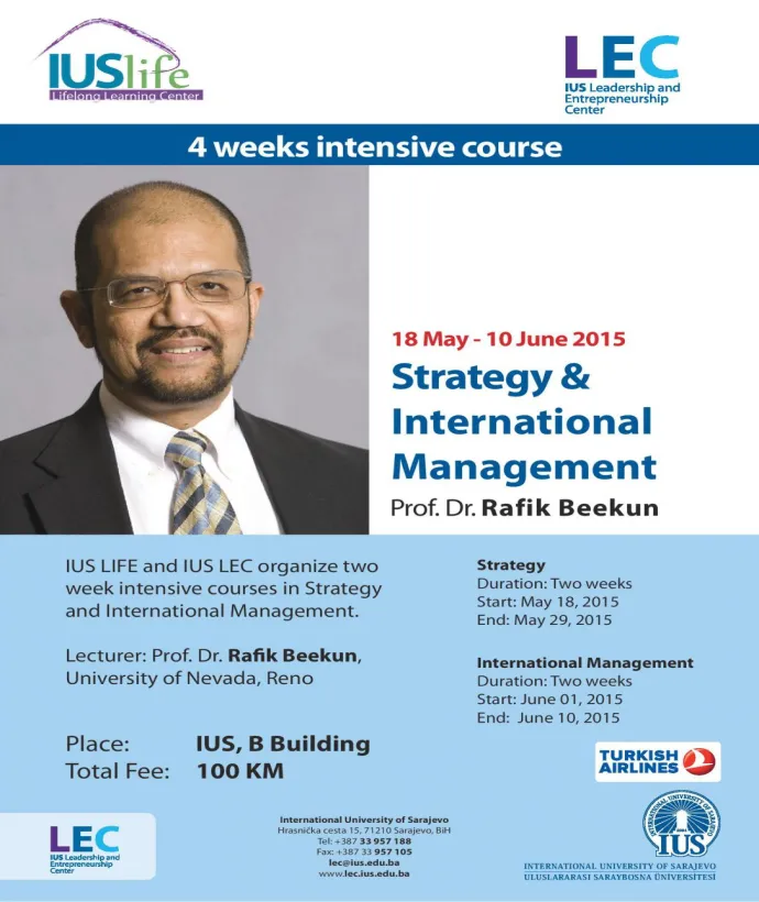 Strategy & International Management