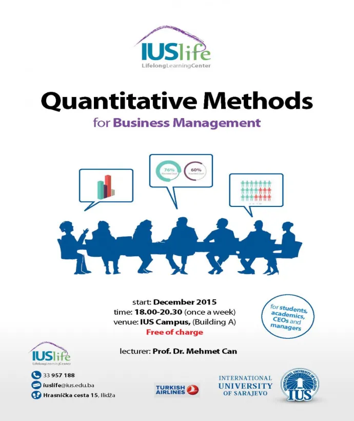 Quantitative Methods for Business Management