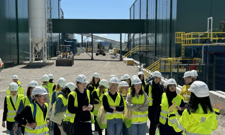 IUS Öğrencileri Adriatic Metals'te Endüstri Keşfi Yapıyor