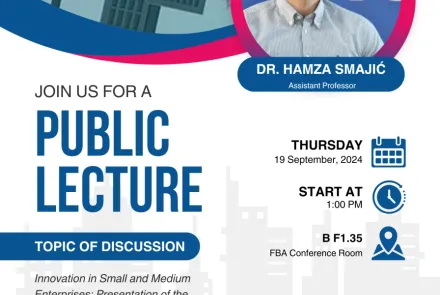 Determinants and Outcomes of Different Types of Innovations in Small and Medium-sized Enterprises in BiH: The Role of Green Practices - Project Results Presentation